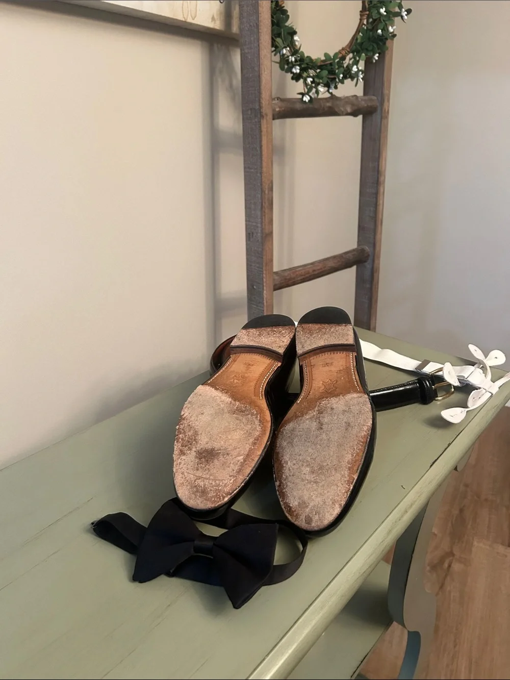 Mezlan Black Patent “Tuxedo” Loafers